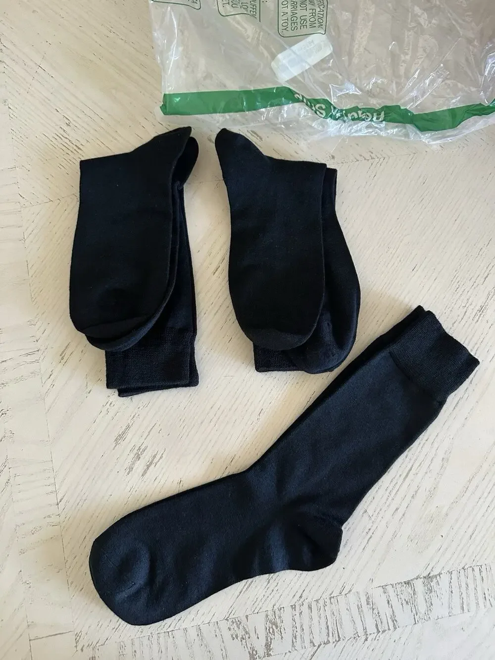 3 Pack Black Socks See Images For Size